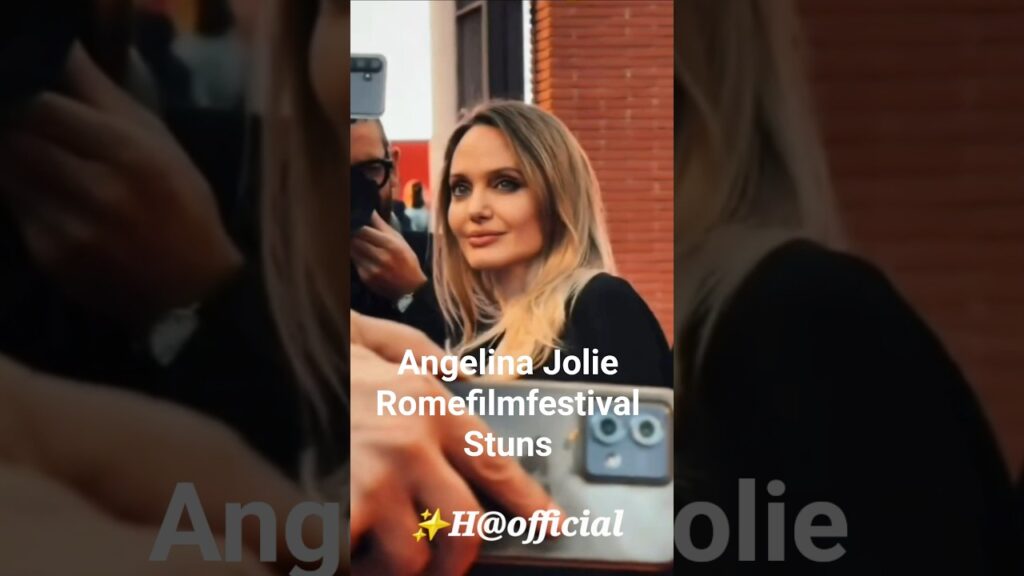 Gorgeous Angelina Jolie At Rome F-Festival Looking Stunning 💘#angelina #jolie #shortsviral #shorts