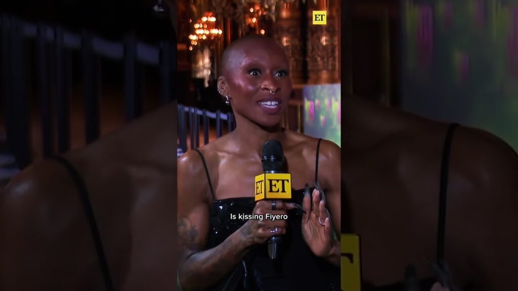Cynthia Erivo and Ariana Grande React to Elphaba Kissing Fiyero in 'Wicked: For Good' #wickedforgood