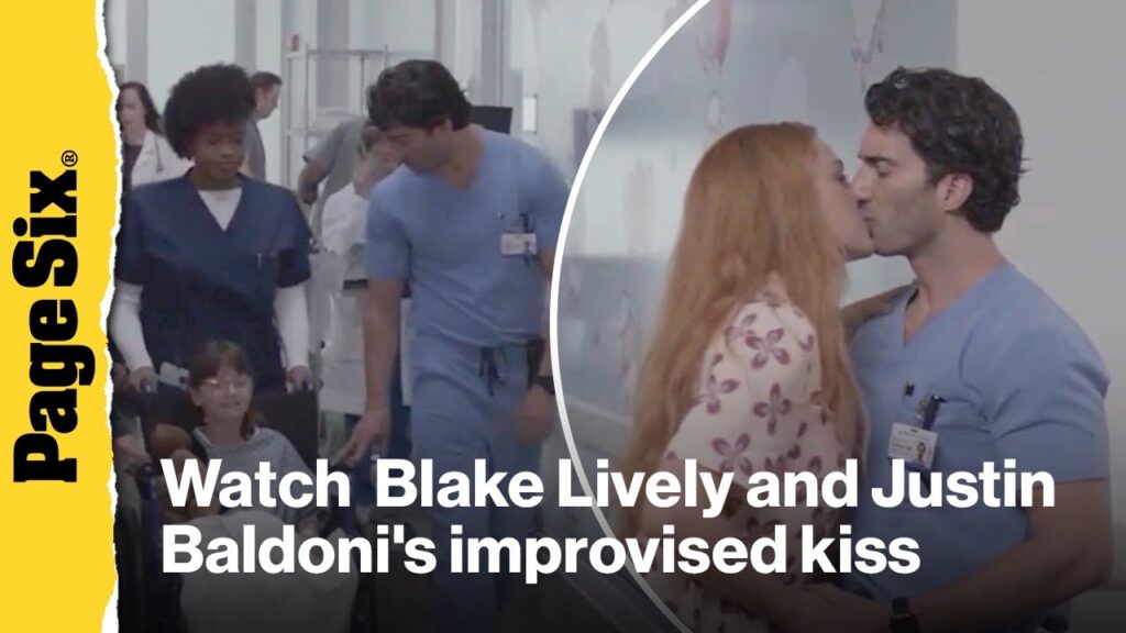 Watch: Blake Lively, Justin Baldoni kiss he claims she improvised in ‘It Ends With Us’ deleted scene