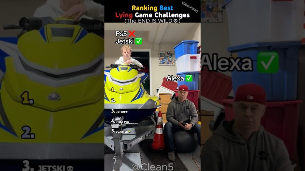 Ranking The Best Lying Game Challenges EVER !😂😂