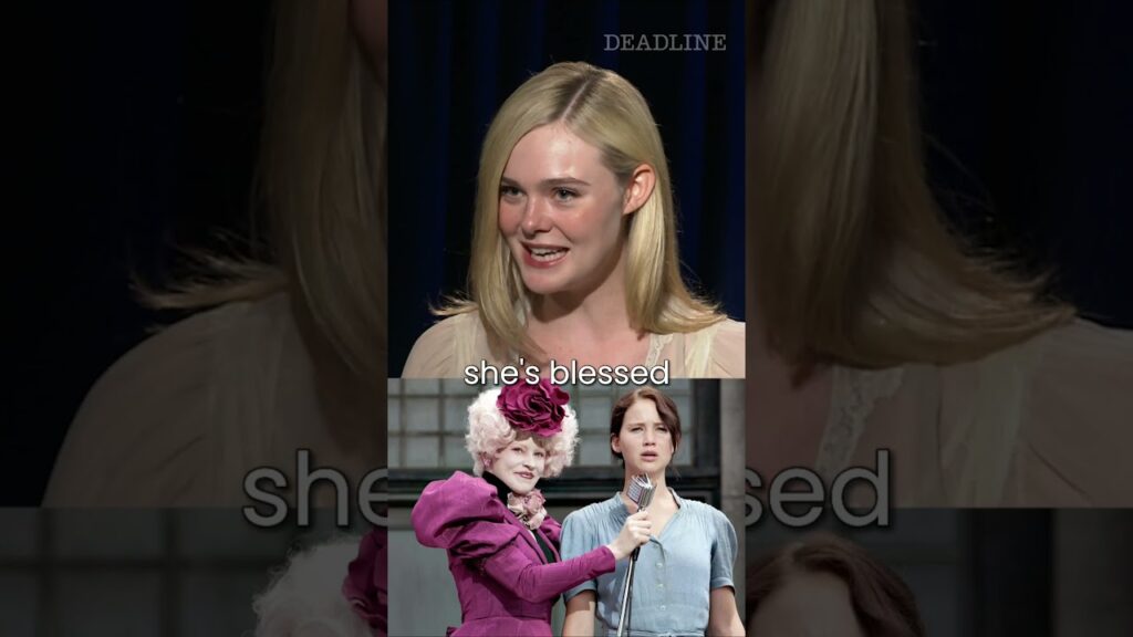 Elle Fanning On Why Elizabeth Banks Sent Her Flowers #hungergames