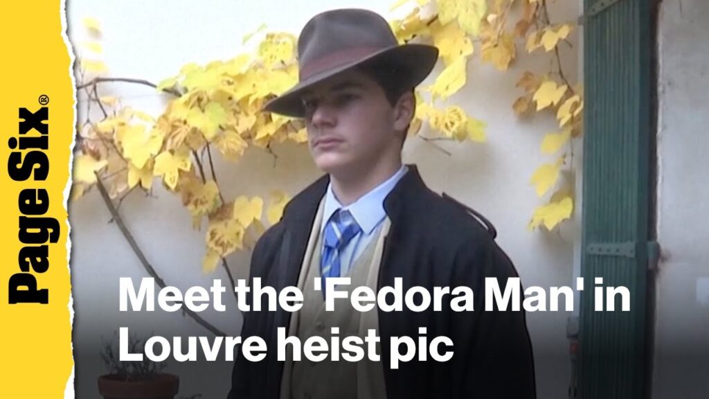 Meet the French teen behind Louvre heist 'Fedora Man'