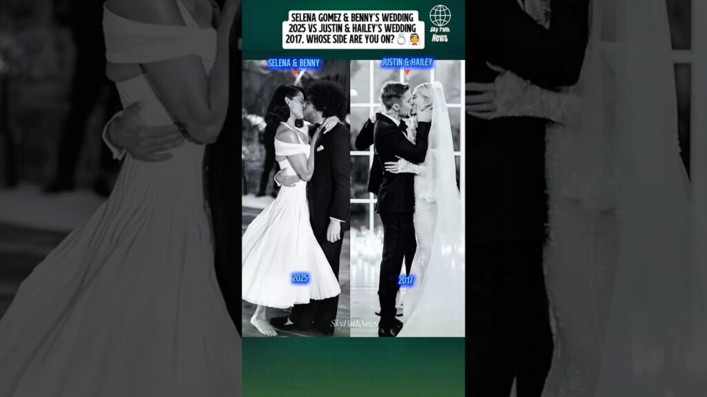 Selena & Benny’s Wedding 2025 Vs Justin & Hailey’s Wedding 2017💍👰 #viralshort #fyp #wedding Selena & Benny's Wedding 2025 Vs Justin & Hailey's Wedding 2017💍👰 #viralshort #fyp #wedding