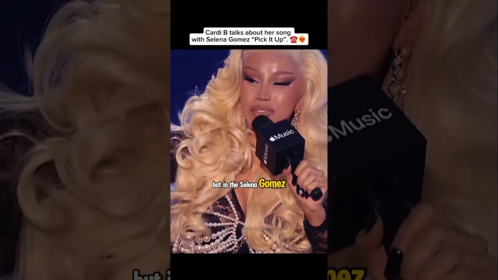 Cardi B said the song "Pick It Up" with Selena Gomez was a special song.🥰 #selenagomez #cardib #fyp