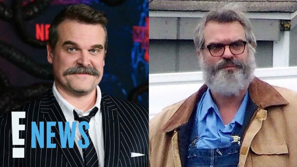David Harbour Is Unrecognizable With Gray Hair Transformation | E! News