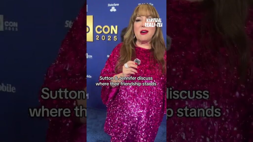 Sutton Stracke & Jennifer Tilly addressing moment in the RHOBH trailer | Virtual Reali-Tea #shorts