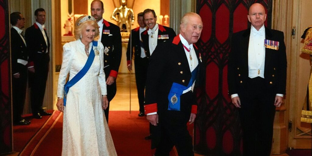Prince William joins King Charles and Queen Camilla at Windsor Castle in glitzy reception Prince William joins King Charles and Queen Camilla at Windsor Castle in glitzy reception