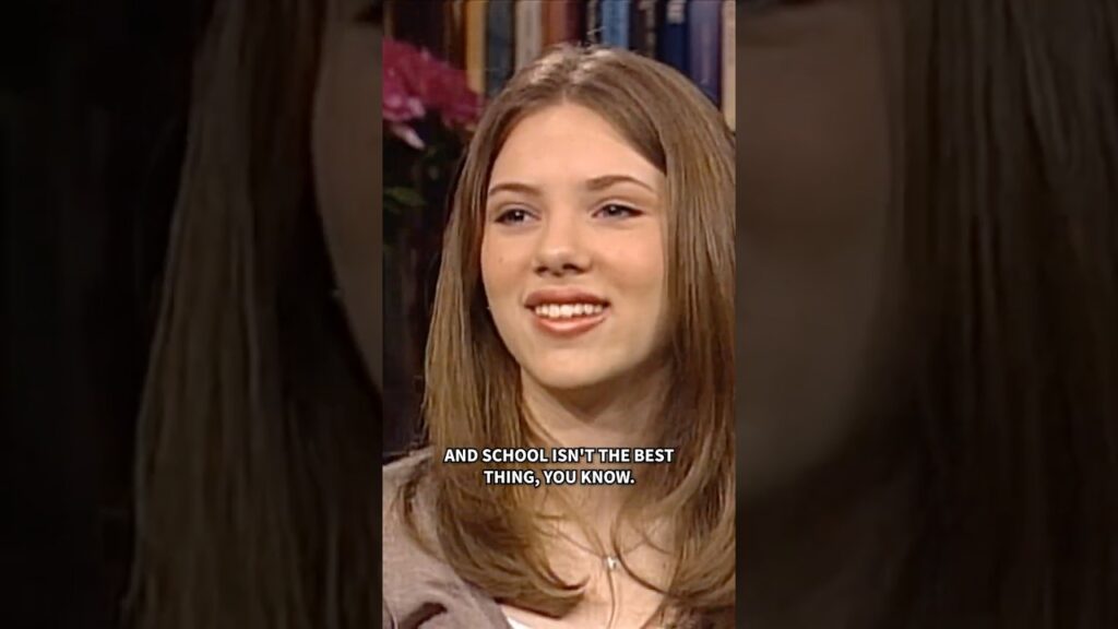 1998: Scarlett Johansson on Balancing School With Acting 1998: Scarlett Johansson on Balancing School With Acting