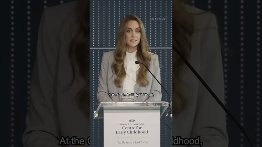See Kate Middleton’s 1st Speech Since Cancer Diagnosis