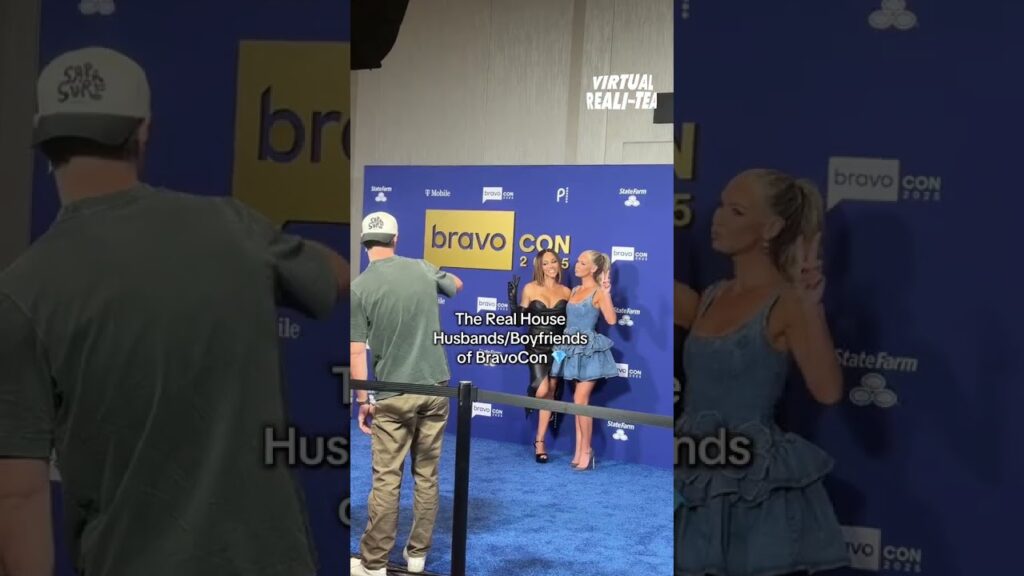 Husbands & boyfriends of Bravolebs put to WORK at BravoCon 2025 | Virtual Reali-Tea #shorts