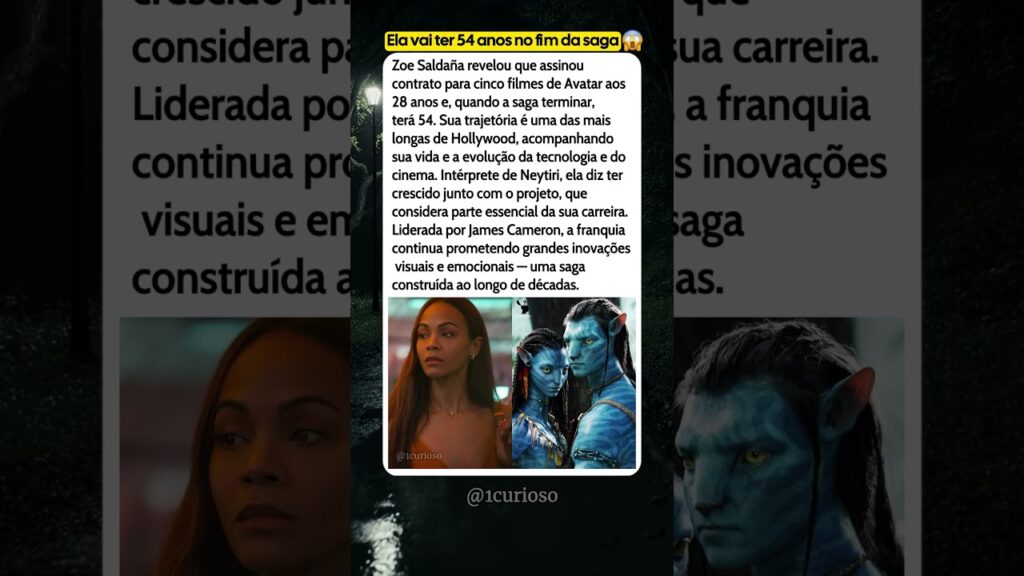 Contrato em Avatar atravessa quase três décadas 😱