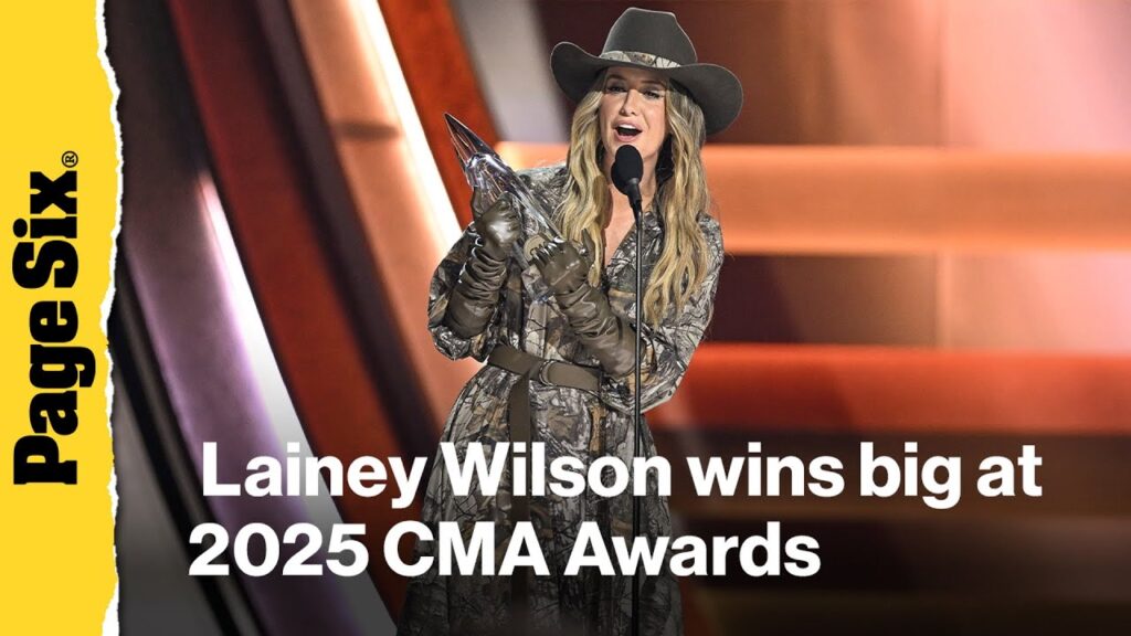 Lainey Wilson scoops Entertainer of the Year at 2025 CMA Awards Lainey Wilson scoops Entertainer of the Year at 2025 CMA Awards