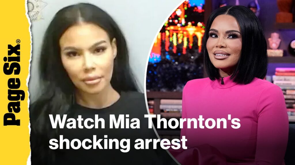 Watch ‘RHOP’ alum Mia Thornton get arrested for allegedly stealing $11K worth of furniture