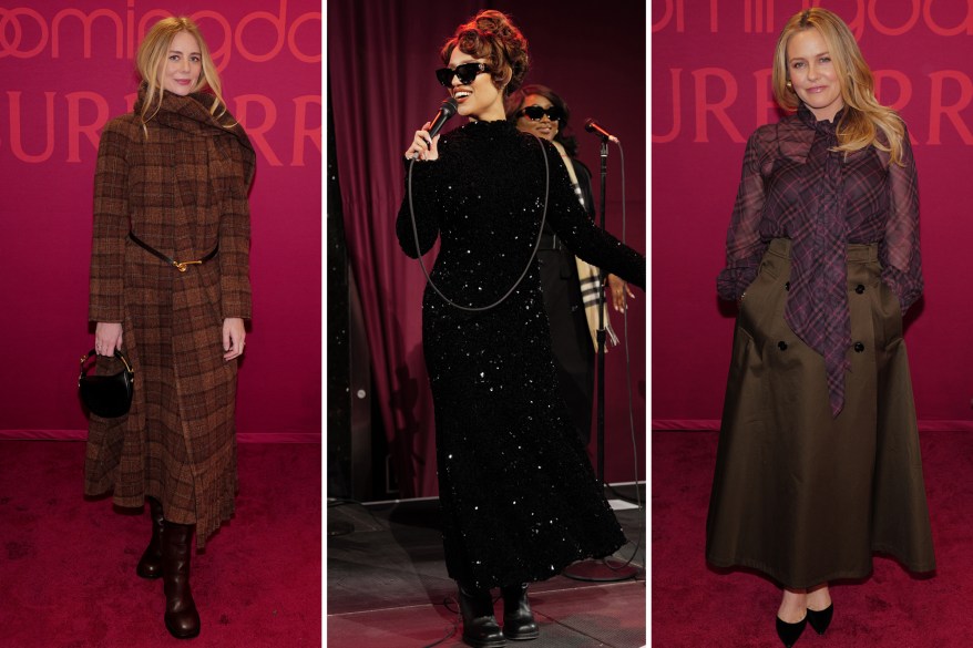 Bloomingdale’s and Burberry ring in the holidays with Raye, Alicia Silverstone and more stars