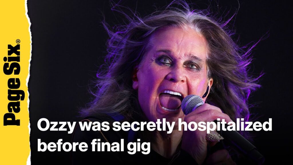 Ozzy Osbourne's family reveals he was secretly hospitalized two weeks before final gig