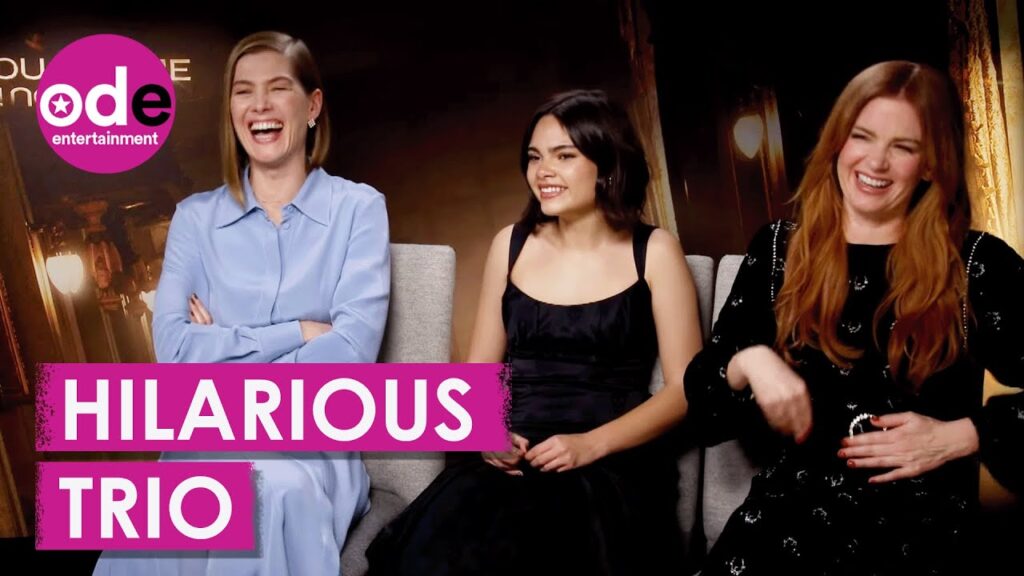 Isla Fisher, Rosamund Pike & Ariana Greenblatt Talk Spice Girls, Sausages & Sorcery