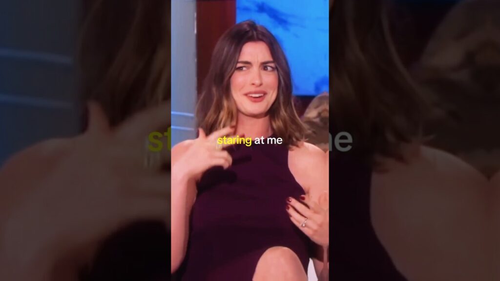 Anne Hathaway's Awkward Gym Encounter 😂