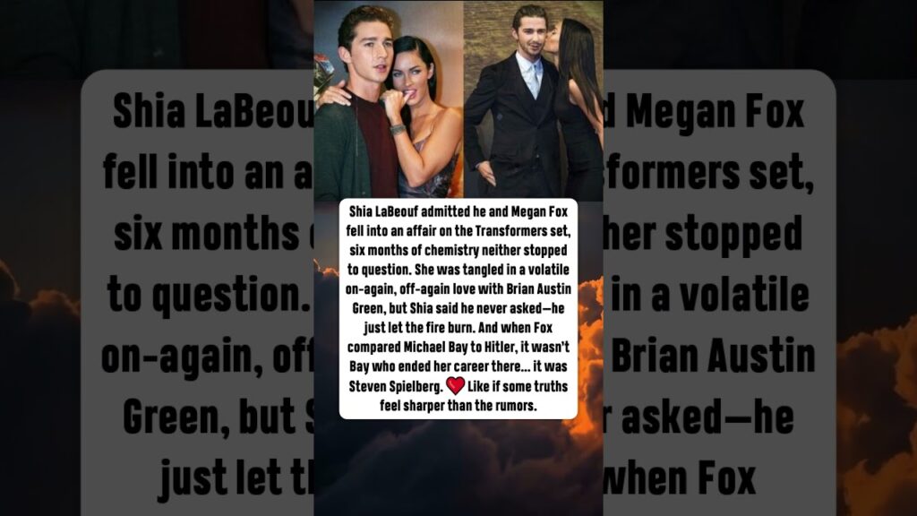 π¬ Shia LaBeouf & Megan Fox β The Affair No One Asked About #news #hollywood #Cinema #history π¬ Shia LaBeouf & Megan Fox β The Affair No One Asked About #news #hollywood #Cinema #history
