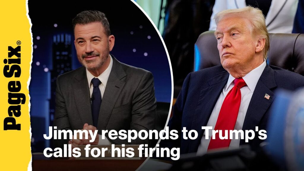 Jimmy Kimmel responds to President Trump’s renewed calls for his firing Jimmy Kimmel responds to President Trump's renewed calls for his firing