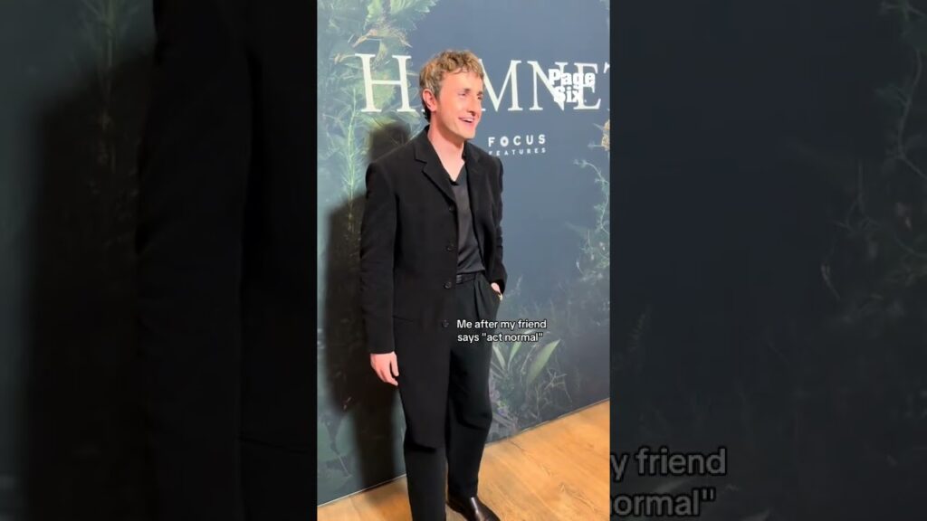 Paul Mescal attends a special screening of Focus Features' "Hamnet" in NYC 🖤 #shorts