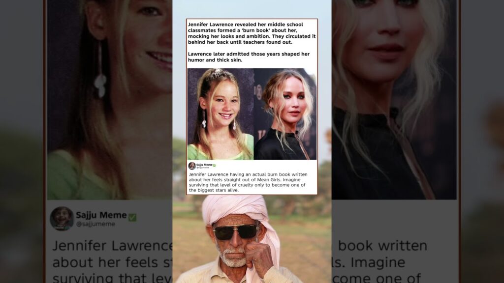 Jennifer Lawrence Had a BURN BOOK Made About Her 😳 Now She’s the Biggest Star Alive#memes