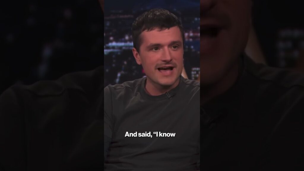 Josh Hutcherson recalls meeting Ariana Grande for the first time #shorts