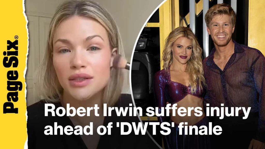 'DWTS' pro Witney Carson reveals frontrunner Robert Irwin suffers injury hours ahead of finale