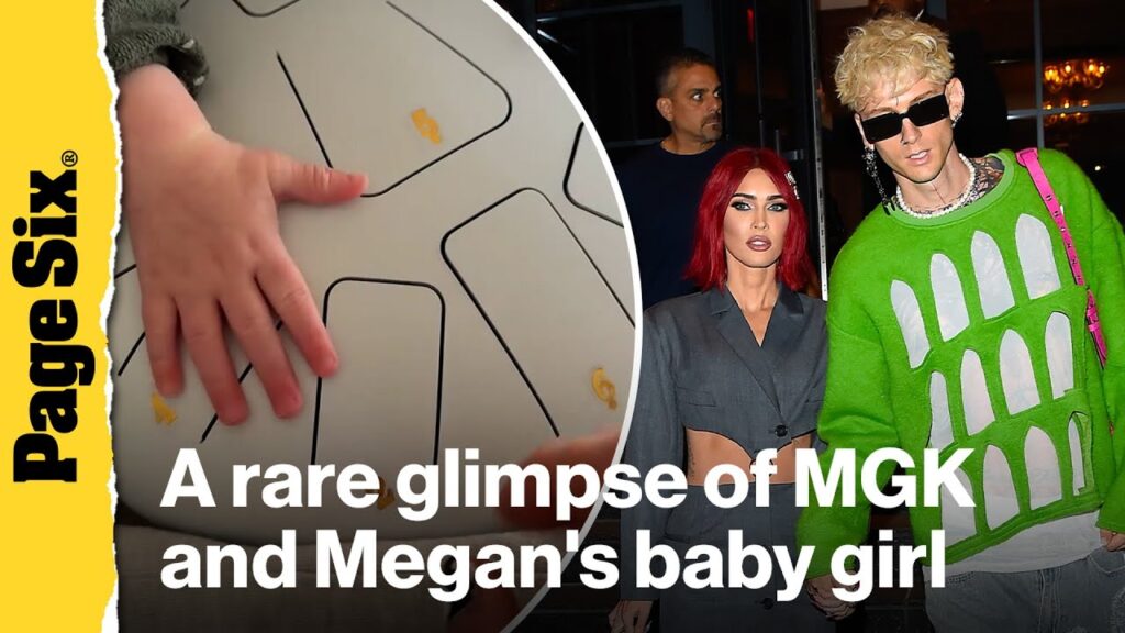 Machine Gun Kelly gives rare glimpse of his and Megan Fox’s daughter Saga in new video Machine Gun Kelly gives rare glimpse of his and Megan Fox's daughter Saga in new video