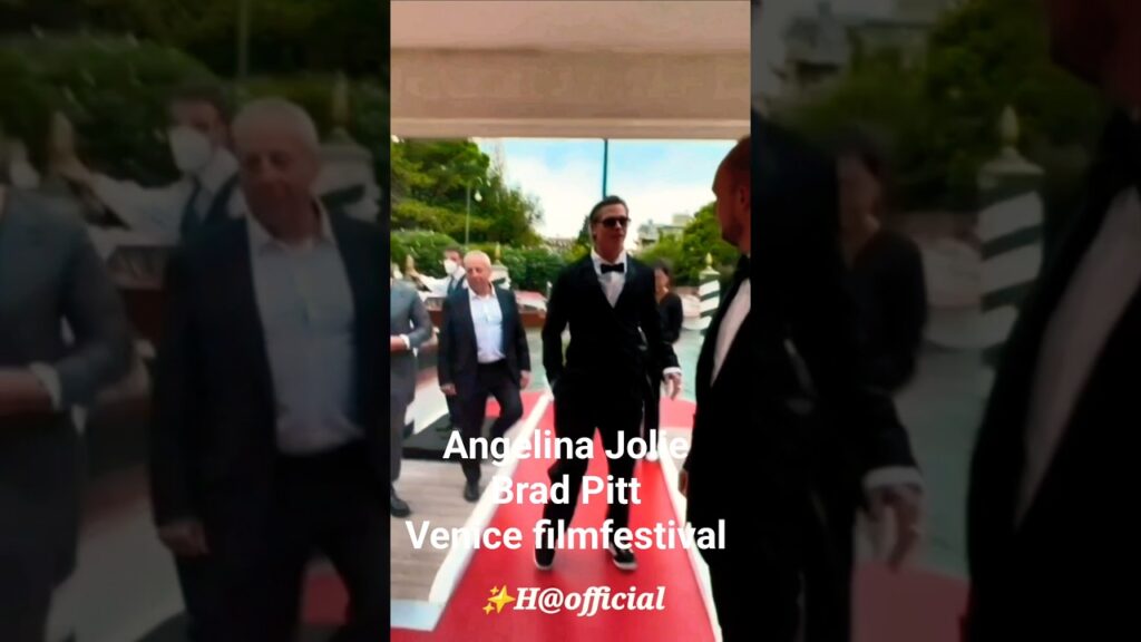 Angelina Jolie And Brad Pitt At Venice Film Festival What???💘#bradpitt #angelina #jolie #shorts