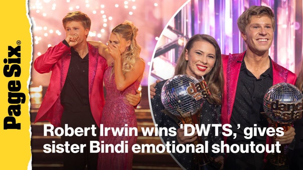 Robert Irwin wins 'DWTS,' gives sister Bindi an emotional shoutout