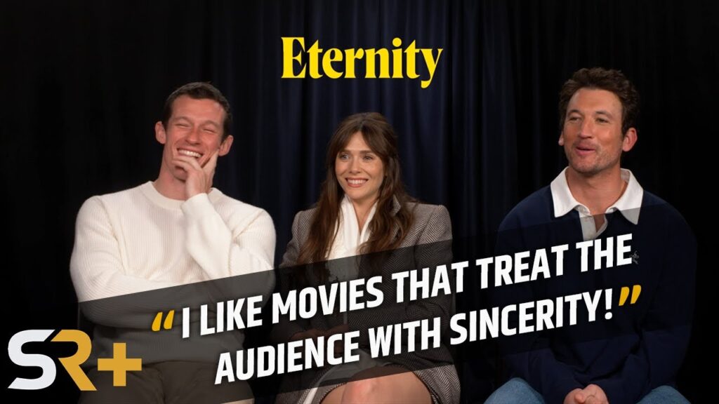 Eternity Stars Elizabeth Olsen, Miles Teller & Callum Turner Analyze Their Afterlife Love Triangle Eternity Stars Elizabeth Olsen, Miles Teller & Callum Turner Analyze Their Afterlife Love Triangle