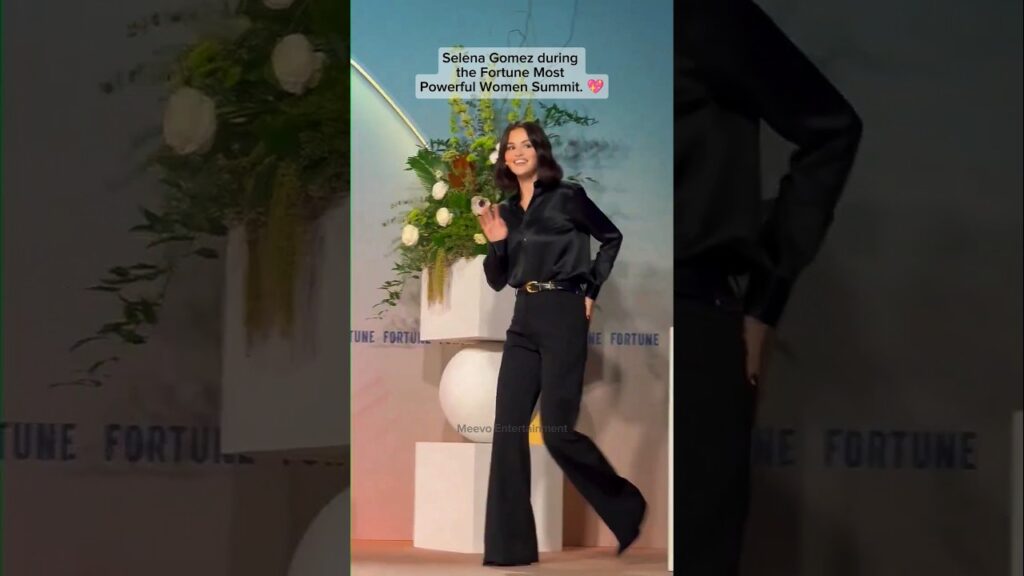 Selena Gomez at the Fortune most powerful women summit. ππ #selenagomez #powerfulwomen #fyp Selena Gomez at the Fortune most powerful women summit. ππ #selenagomez #powerfulwomen #fyp