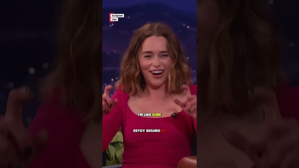 ¡Nadie conoce a Emilia Clarke! 😍🥲#emiliaclarke #gameofthrones #daenerystargaryen #dragon #mother