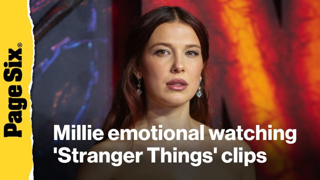 Millie Bobby Brown emotionally watched hours of Stranger Things clips before final filming day