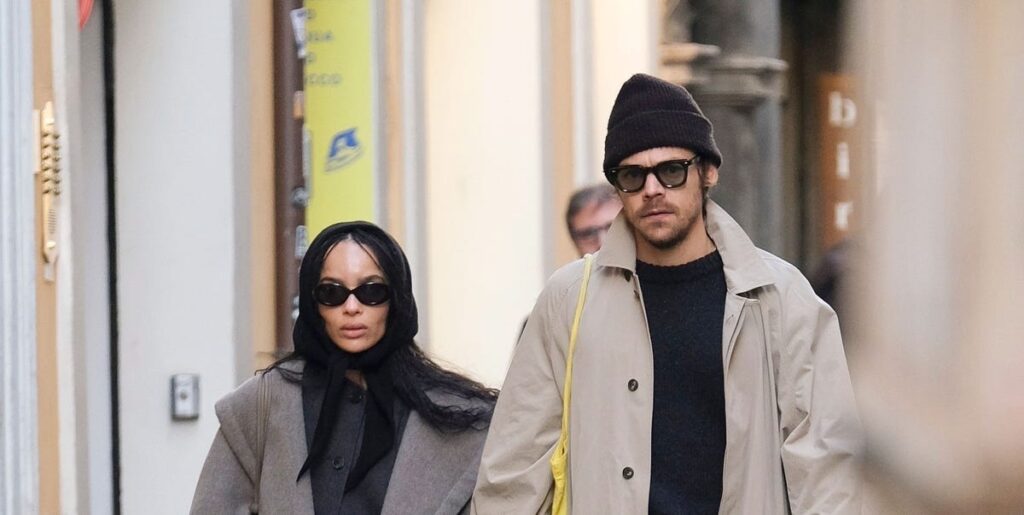 Zoë Kravitz and Harry Styles Give Master Couples Dressing in Rome Zoë Kravitz and Harry Styles Give Master Couples Dressing in Rome