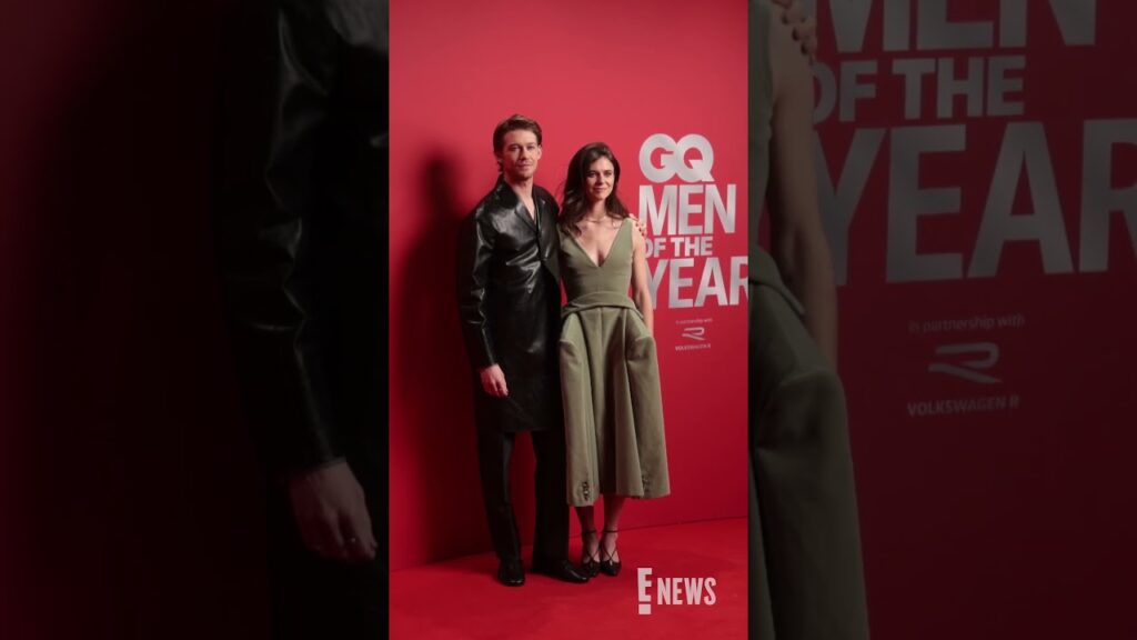 Joe Alwyn reunites with his co-star Alison Oliver at the GQ Men of the Year Awards in Berlin.