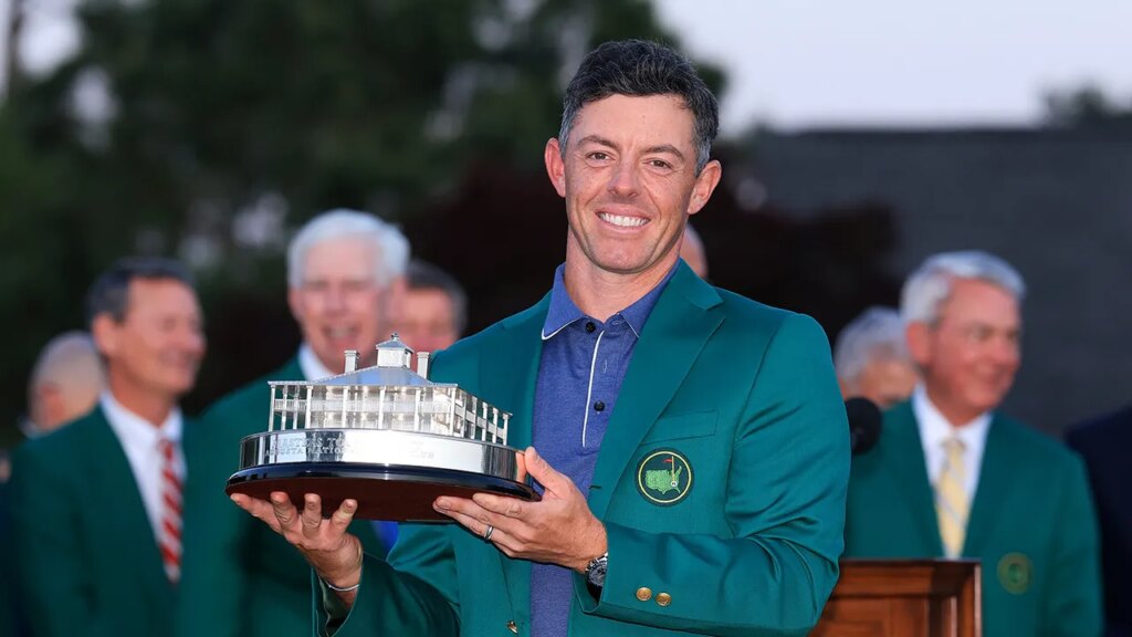 Rory McIloy told wife to 'punch' him if he complains about wearing green jacket