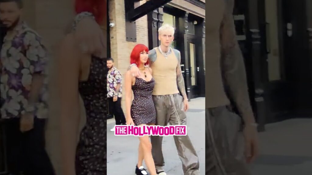 MGK & Megan Fox Look Amazing While Stepping Out Together In New York, NY