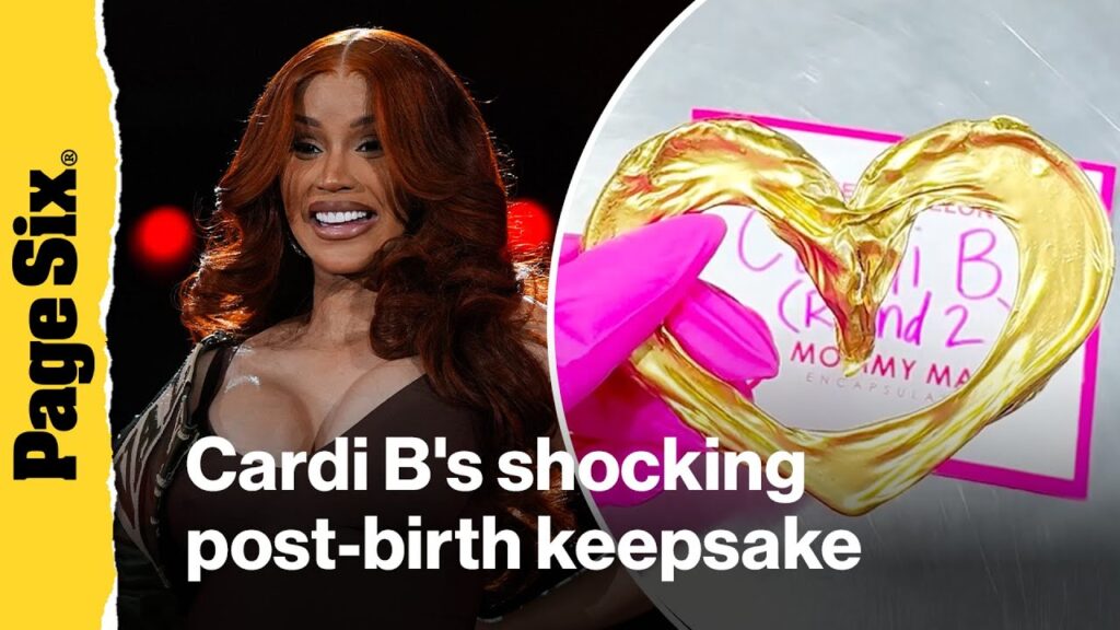 Cardi B gets her umbilical cord made into gold jewelry after giving birth