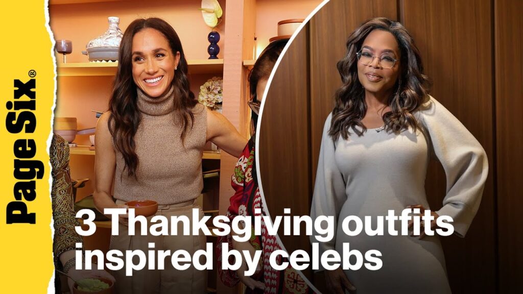 Thanksgiving outfit ideas from Meghan Markle, Oprah, more celebrities | Famously Fashionable