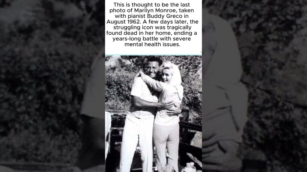 Marilyn Monroe's Last Photo: Days Before Her Death