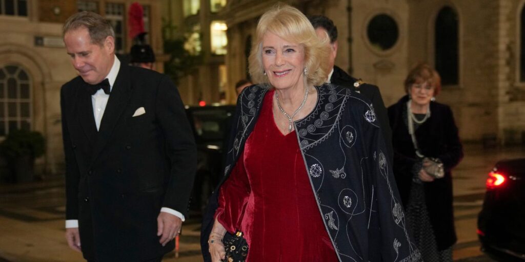 Queen Camilla wears long forgotten King Charles item to glitzy dinner in London Queen Camilla wears long forgotten King Charles item to glitzy dinner in London