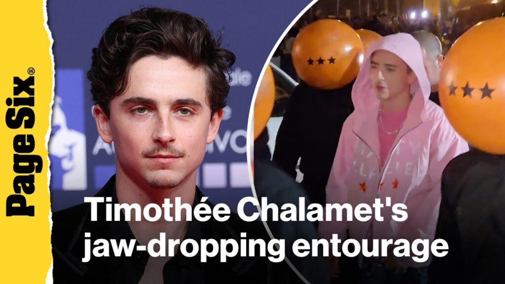 See Timothée Chalamet’s jaw-dropping entourage for ‘Marty Supreme’ event See Timothée Chalamet's jaw-dropping entourage for 'Marty Supreme' event