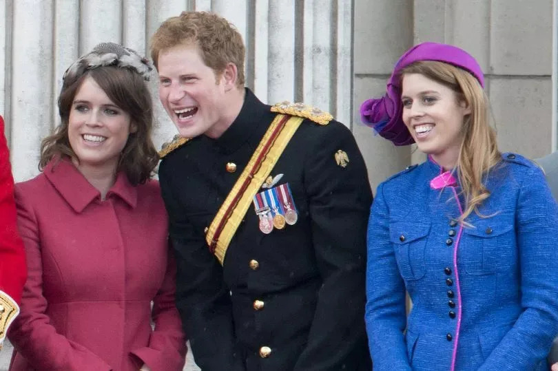 Princess Beatrice, Prince Harry And Princess Eugenie