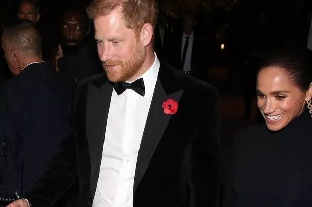 Harry and Meghan arrive for Kris Jenner's 70th birthday party 