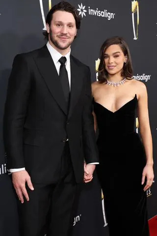 Kevin Mazur/Getty Josh Allen and Hailee Steinfeld attend the 14th Annual NFL Honors in New Orleans on Feb. 6, 2025