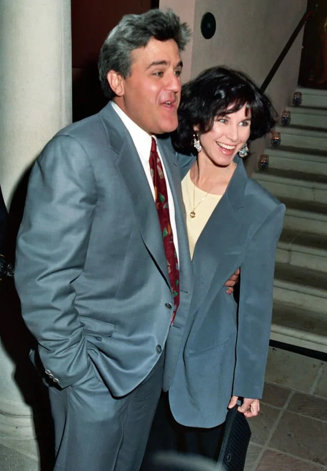 Jeff Kravitz/FilmMagic Jay Leno with wife Mavis in 1992.