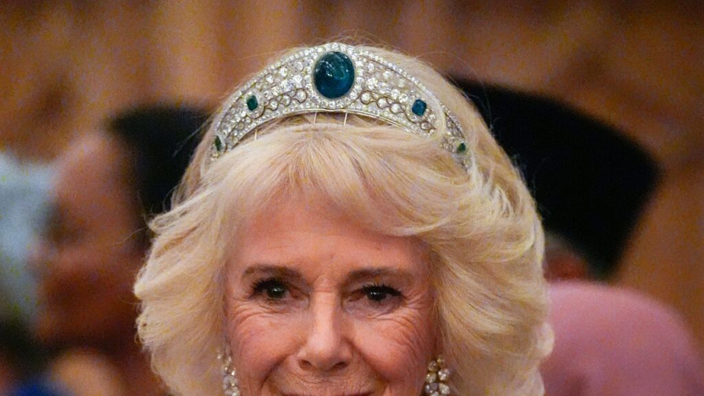 Why serpent jewellery has been a favourite of the Royal Family since Queen Victoria – as Queen Camilla sparkles in her diamond snake necklace