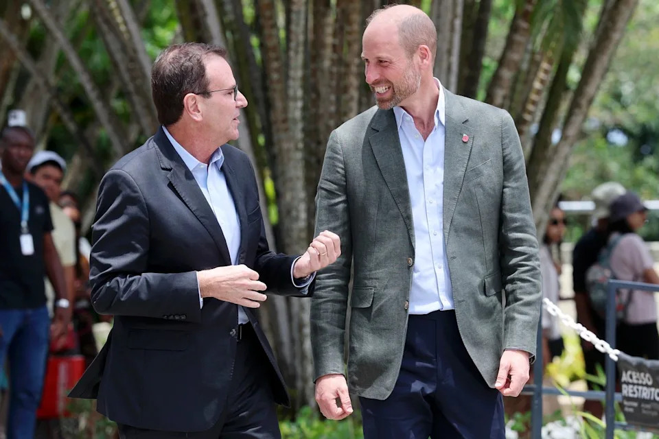 Chris Jackson/Getty  Prince William speaks to Mayor of Rio de Janeiro, Eduardo Paes in Rio de Janeiro on Nov, 3, 2025