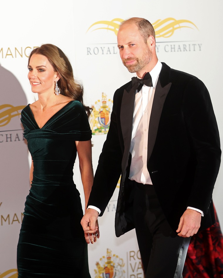The Prince And Princess Of Wales Attend The Royal Variety Performance